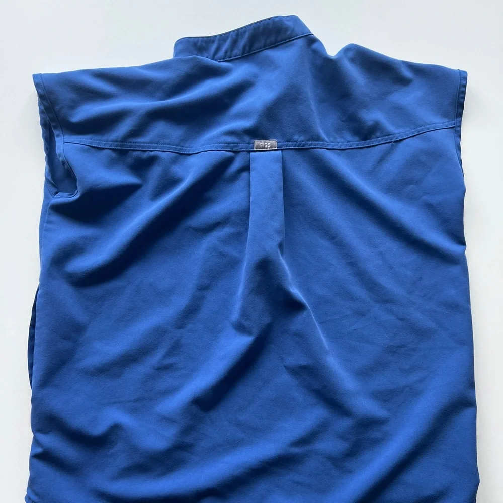 Figs Technical Collection Blue Top - Picture 2 of 4